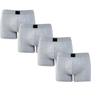 4'lü Gri Erkek Boxer