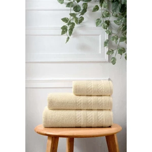 Arliva Home Lısa Bukle Jakarlı Havlu Krem 50X80