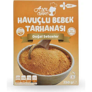 Aşçı Anne Doğal Havuçlu Bebek Tarhanası (6+ Ay) - 250 G