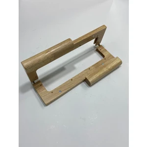 Karan Tuhafiye Ahşap Çanta Bursu / Burs / 25 cm