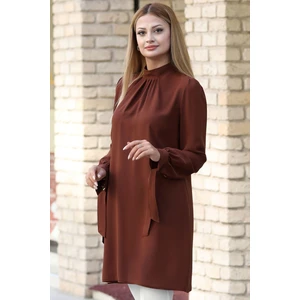 Esila Tesettür Tunik Kahve