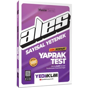 Yediiklim Yayınları 2025 ALES Sayısal Yetenek Çek Kopart Yaprak Test