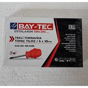 MK4488 Yıldız Topaç Tekli Tornavida 6 x 38 mm