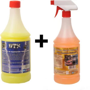 Dtx Kimya Ağır Yağ Sökücü Konsantre (1/5)  1 Litre & Susuz Motor Temizleyici Konsantre (1/5) 1 Litre