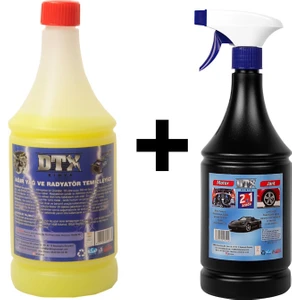 Dtx Kimya Ağır Yağ  Sökücü  1 Litre &  Motor Jant Yıkama Sıvısı  1 Lt