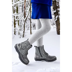 Kiko Kids 612 Vakko Termo Taban Kız Çocuk Bot Ayakkabı