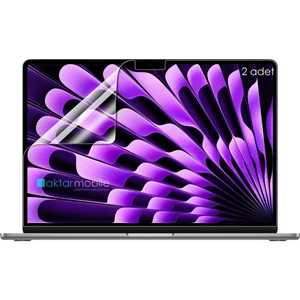 MacBook Air 15 M2 2023 A2941 15.3" Uyumlu Ekran Koruyucu - 2 Adet - Esnek & Kırılmaz & Tam Uyum