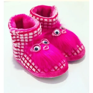 Çocuk ve Bebek Panduf , Kaydırmaz Taban Anaokulu Kreş Ayakkabısı , Ev Ayakkabısı - Pembe