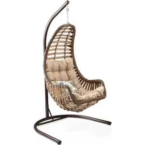 Çavdar Group Didim Rattan Tek Kişilik Salıncak Bahçe Balkon Teras Salıncağı Didimsalıncak