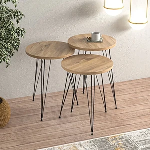 Yan Sehpa Dekoratif Zigon Sehpa Orta Sehpa 5425