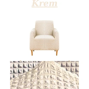 Tek Kişilik Bürümcük Eteksiz, Lastikli, Esnek, Yıkanabilir Koltuk, Kanepe, Çekyat Örtüsü/kılıfı.