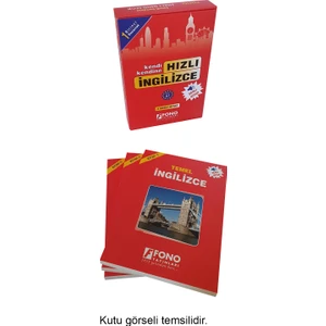 Fono Yayınları Hızlı Ingilizce 1. Basamak (3 Kitap) (Seslendirmeli)