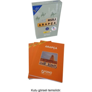 Fono Yayınları Hızlı Arapça 2. Basamak (3 Kitap) (Seslendirmeli)