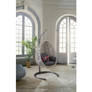 Çavdar Group Fındık Rattan Tek Kişilik Salıncak Bahçe Balkon Teras Salıncağı