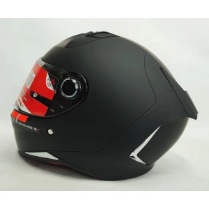 mt Kask Revenge 2 Solid A1 Matt Black Şeffaf Vizörlü Zillamt-Revenge