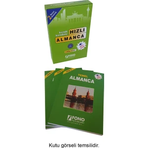 Fono Yayınları Hızlı Almanca 2. Basamak (3 Kitap) (Seslendirmeli)