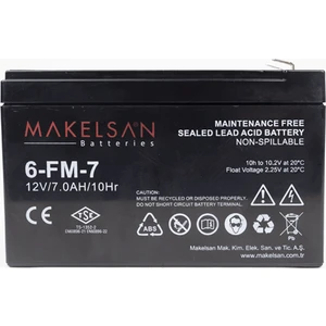 12V 7A Kuru Tip Bakımsız Akü