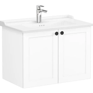 Vitra Root Classic Kapaklı Lavabo Dolabı 80 cm Mat Beyaz 68722