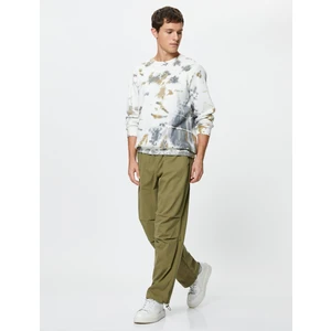 Oversize Paraşüt Bol Pantolon Beli Bağcıklı Cepli