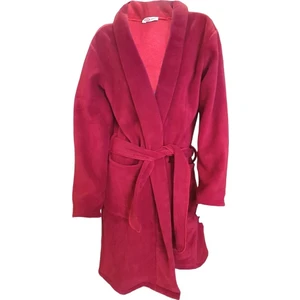 23C09 Cepli Kalın Kışlık Uzun Polar Bayan Sabahlık