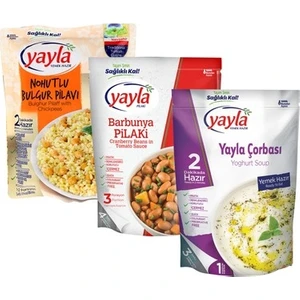 Meksıka Pılakı 400GR+NOHUTLU Bulgur Pılavı 250GR+EZOGELIN Corba 250GR