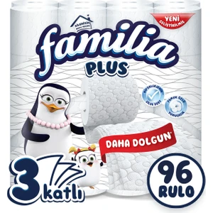Plus Tuvalet Kağıdı 96 Rulo (32 Rulo x 3 Paket)