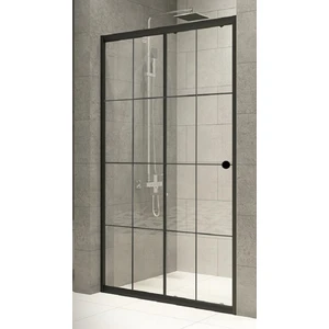 Duşakabin Ön Cephe 4 mm Siyah Çizgi Yükseklik 180 cm