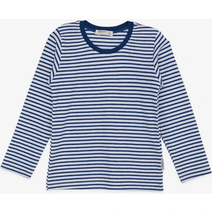 Girls & Boys Erkek Bebek Uzun Kollu Tişört Çizgili 9 Ay-3 Yaş, Koyu Mavi