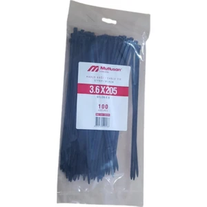 3,6X205MM Kablo Bağı Siyah (100LÜ Paket-5paket) Mutlusan