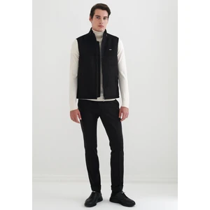 Pierre Cardin Erkek Suni Deri Yelek