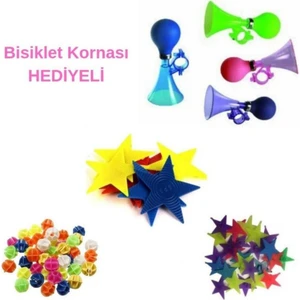 3 Çeşit Bisiklet Süsü Seti Havalı Korna Hediyeli