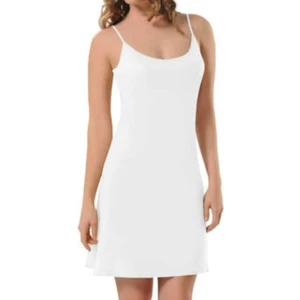 Kadın Beyaz 3851 Elbise Jipon Astar