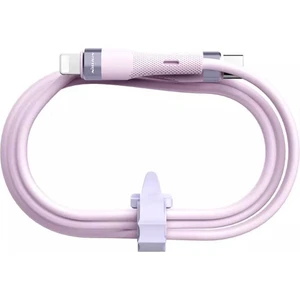 Nillkin Type-C To Lightning 27W Flowspeed Sıvı Silikon Şarj Kablosu 1.2m - Mor