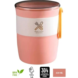 Pın Soup Cup - Çorba - Yoğurt ve Yulaf Saklama Kabı – 450 Ml.