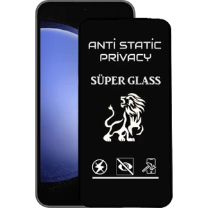 Case World Caseworld Samsung Galaxy S23 Fe Tam Kaplayan Anti Statik Hayalet Süper Cam Ekran Koruyucu