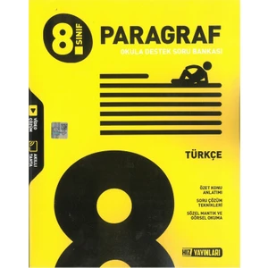 Hız Yayınları 8. Sınıf Türkçe Paragraf Soru Bankası