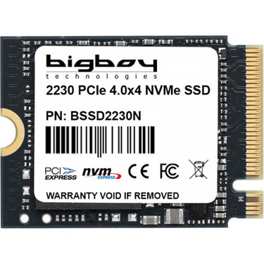 Bigboy 1TB 22x30mm PCIe 4.0 x4 M.2 NVMe Notebook SSD Fiyatı