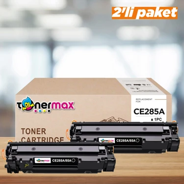 tonermax Hp CE285A Muadil Toner 2'li Paket/ P1102 / M1122 / M1212NF /