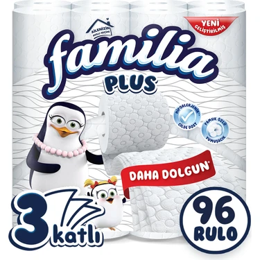 Familia Plus Tuvalet Kağıdı 96 Rulo (32 Rulo x 3