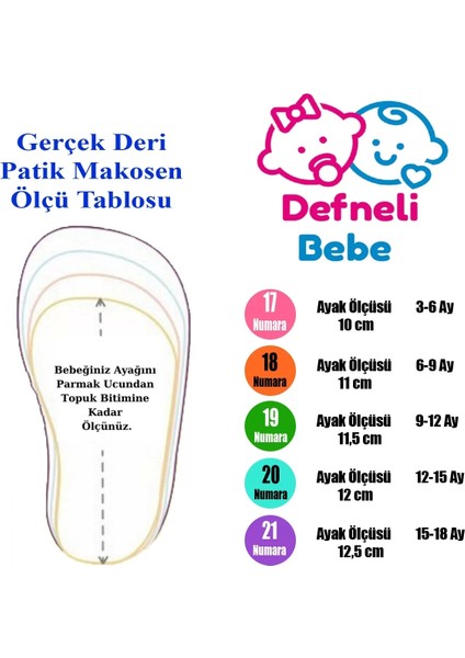 Defneli Bebe Deri Kırmızı Fiyonklu Patik Makosen Kız Bebek Ayakkabısı