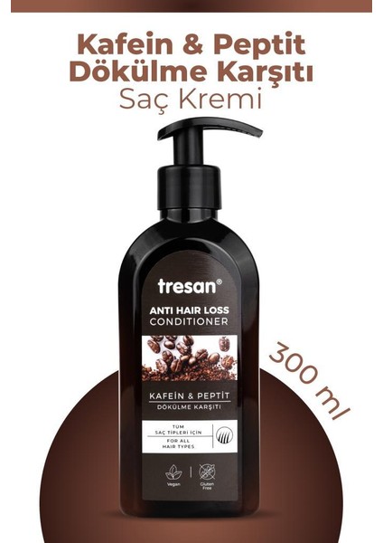 Kafein & Peptit Saç Kremi 300 ml x 2