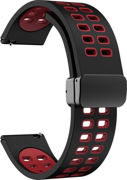 Honor Watch Magic 2 42MM - Watch Es Için Mıknatıslı Delikli Silikon Kordon Kayış - KY84