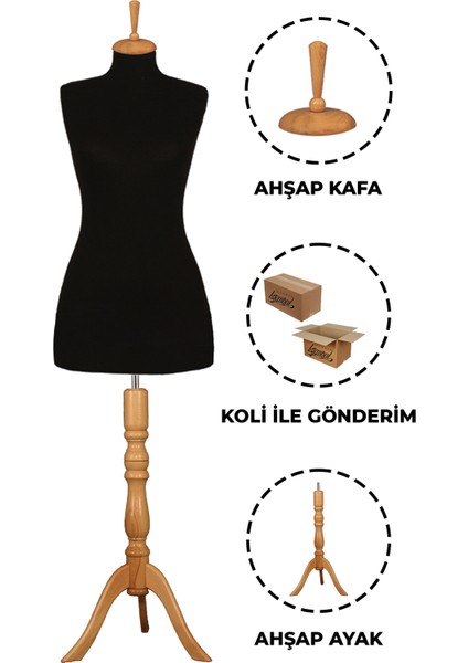 34 Beden Iğne Batabilen Terzi Mankeni Prova Mankeni Sünger Manken