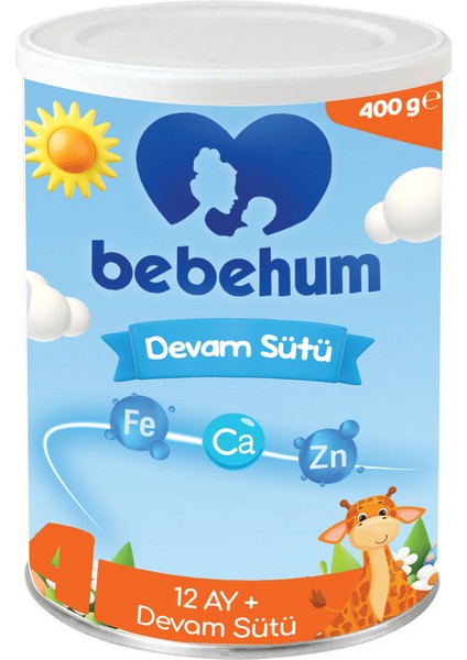 Teneke 4 Devam Sütü 400 gr 12+ Ay