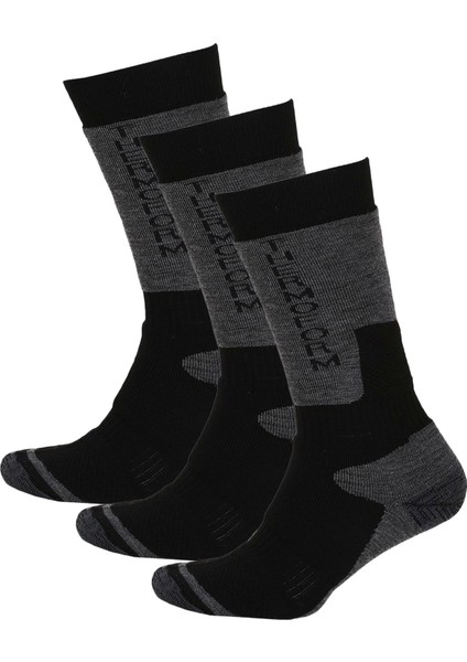 Outdoor Çorap Siyah 3'lü Paket