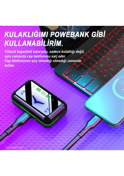 E10 Kablosuz Bluetooth Oyuncu Kulaklık Rgb 5.1 fiyatları