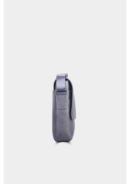 Lacivert Hakiki Deri Spor Laptop ve Evrak Çantası Erkek P1749