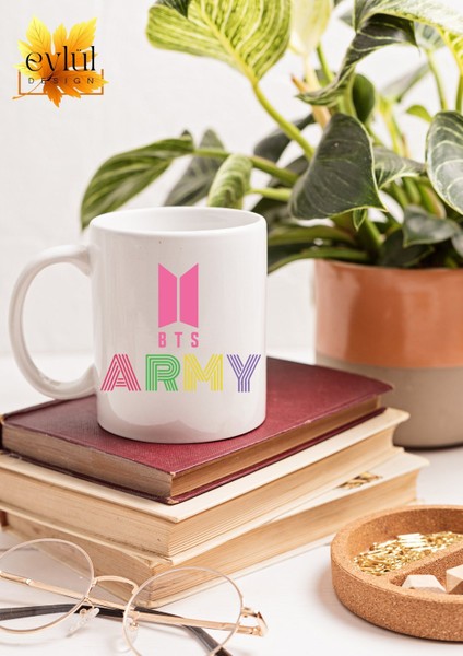 Bts Army Özel Tasarım K-Pop Baskılı Özel Tasarım Baskılı Kupa Bardak Kahve Bardağı Hediye fiyatları