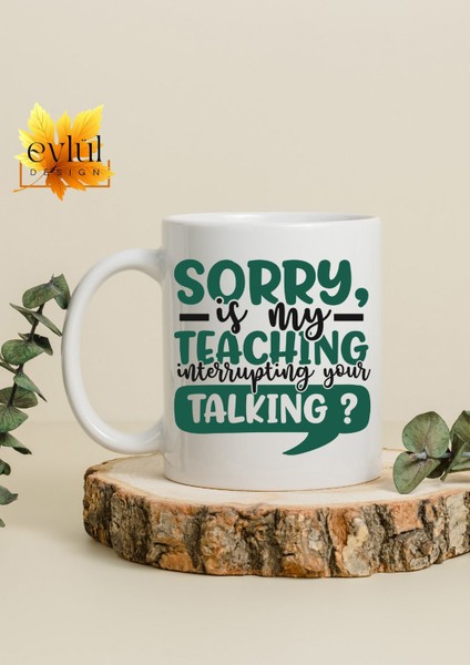 Öğretmen Özel Tasarım Esprili Baskılı Kupa Bardak Kahve Bardağı-Öğretmenler Günü Hediyesi