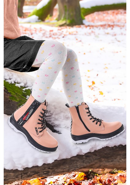 Fermuarlı Termo Taban Kız Çocuk Bot 623 Cilt modelleri